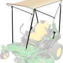 Lawn Mover Canopy For Cub Cadet, Zero Turn Mower Cover with Heavy-Duty Waterproof Fabric UV Protection Universal Fit for Lawn Mowers Brand John Deere Bad Boy Toro Gravely, Bimini Top Straps Attachment