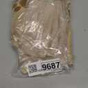 SmoothNovelty 2 Pcs Dog Paw Hand Towels Bathroom Decor 13 x 29 Inch 100% Cotton Embroidered Soft Hand Towels Absorbent Farmhouse for Kitchen Restroom (Brown)