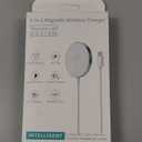 3-in-1 Magnetic Wireless Charging Pad with 15W Fast Charging for iPhone 12/13/14/15/16/17, Apple Watch & AirPods, Compatible with MagSafe (White)