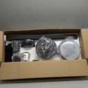 ZMISHIBO 72 inch Large Ceiling Fans with Lights and Remote, Indoor/Outdoor Black Modern Ceiling Fan for Kitchen Living Room Patio, 6 Speed Reversible Quiet DC Motor, 3 CCT, Dual Finish 8 Blades