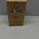 AQUAFIT 1 Gallon Water Bottle with Time Marker - Straw & Chug Lid - BPA Free Gym Water Bottle with Straw - Big Gallon Jug (Gray, 128 oz - 2 Lids)