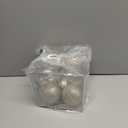 Clear Christmas Ball Ornaments for Christmas Tree Decorations Hanging Balls 8 Pcs 3.15" Glitter Crystal Champagne Shatterproof Christmas Ornaments Balls Set for Xmas Wedding Party Holiday Home Decor