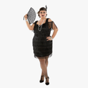 Morph Plus Size Flapper Dresses 1920s Great Gatsby Costumes For Women - Vintage Style Party Dresses L