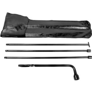 Spare Tire Tool Kit with Spare Tire Jack Handle and Wheel Lug Wrench Compatible with 2005-2019 Frontier Titan Pathfinder, 2005-2015 Amanda Xterra