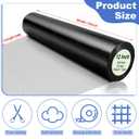 CroBlissful Extra Wide 12 inch x 20 ft Window Screen Tape Mesh Repair Strong Adhesive Waterproof Fiberglass Screen Repair Kit Patch for Window Door Tears Holes(Black)