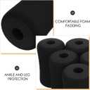 Homoyoyo 6Pcs Foam Fitness Equipment Foam Pads for Exercise Machine Replacement Covers for Leg Extension Bench 5.31X2.95X2.95 Inches