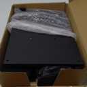 Projector Stand Tripod Adjustable, Laptop Height from 23.5 to 46.5 inches with Gooseneck Phone Holder, Floor for Office, Home, Stage, Studio, DJ Racks Holder Mount, 23.5inch-46.5inch (Black)