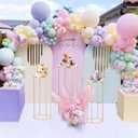 Cylinder Stands for Party, 3PCS Cylinder Pedestal Stand, Cilindros Para Fiestas Cake Table Stand for Parties Metal Plant Stand Cylinder Tables for Parties Round Cylinder Stands for Party