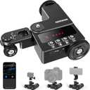 Neewer Upgraded Motorized Camera Dolly with App Control, Ultra Silent Motor, Compatible with GoPro Hero 13 12 iPhone 15 Pro Max Samsung S24 DSLR Camera, DL200for Smooth Floors and Desktops Only