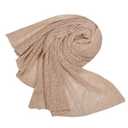 Matissa Newborn Baby Photography Prop Swaddle Cheesecloth Knit Crochet Wrap 16 Colors (Beige)