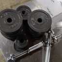 CAP Barbell Size: 105 lb Set -Two Handles Adjustable Dumbbell Weight (Pair), Chrome Finish