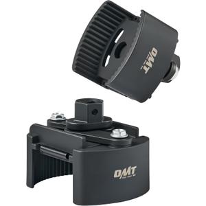 Orion Motor Tech 2 pc. Oil Filter Removal Tool, 60-80 mm & 80-105 mm Adjustable Oil Filter Wrench, Oil Filter Removal Tool, 1/2" & 22 mm Drive Universal Oil Filter Wrench, Black