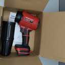 Cordless Leaf Blower for Milwaukee 18V Battery, 720-CFM 180-MPH Handheld Electric Brushless Dust Blower with Light, Battery Powered Leaf Blowers for Patio, Lawn Care, Leaves (Battery Not Included)
