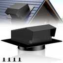 10in Roof Exhaust Vent Cap with Damper