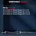 cciyu CV Axle Shaft Assembly Fit for INFINITI JX35 2013 for Nissan Pathfinder 3.5L Front Right Passenger Side NCV53048