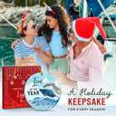 Cruise Ship Christmas Ornament 2025 - Travel Christmas Ornaments, Gifts for Cruise Lovers, Travelers, Women, Men, Ceramic Vacation Ornaments for Family, Friends - Nautical Adventure Decor