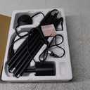 Oneach 63.75" Industrial LED Floor Lamp for Living Room Bedroom Reading Office Metal Minimalist Standing Lamp Tall Pole Lamps Office Black(Bulb not Included)