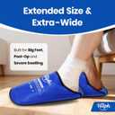 Hilph XL Foot Ice Pack Slippers for Foot Surgery, 1 Pair Hot Cold Packs Gel Ice Slippers for Foot and Toes Pain Relief, Sever Swelling, Bunion Surgery, Plantar Fasciitis, Neuropathy, Gout