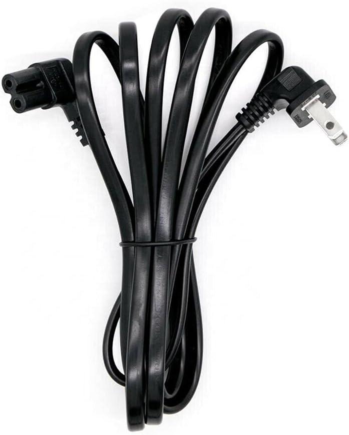 NTQinParts Replacement 5FT 90 Right Angle 2Prong AC Power Cord Cable for Bose Home Speaker 500 Smart Bluetooth Speaker 795345-1100