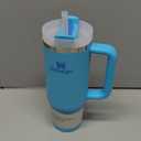 STANLEY Quencher H2.0 Tumbler with Handle and Straw 30 oz | Flowstate 3-Position Lid | Cup Holder Compatible for Travel | Insulated Stainless Steel Cup | BPA-Free | Azure