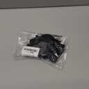 Dog Dresses Cat Skirt Solid Color Dog Clothes Summer Sleeveless Puppy Girl Clothes for Small Pet Dogs Cats (Black, Small)