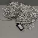 USOKYO Icicle Christmas Lights, 62FT Icicle String with 144 Drops, Outdoor Fairy Lights for Wedding Patio (Warm White) (720 LED)