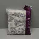 jinchan Floral Curtains for Living Room 84 Inch Length Farmhouse Printed Curtain Rod Pocket Back Tab Black Peony Flower Patterned Drapes Bedroom Window Curtains Set 2 Panels 25% Linen 75% Polyester