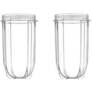 Set of 2 Replacement Tall Cup for 250W Magic Bullet MB1001Series Blender Mixer Juicer G_APOK