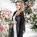 halenmou Chiffon Shawl Wraps for Women Shawls and Wraps for Evening Dresses Formal Dressy Wedding Sheer Scarf Lightweight