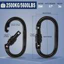 Auto Locking Carabiner Heavy Duty Carabiner, Carabiner Clips(25KN=5600 lbs), Large Carabiner Clip for Keychains,Hammock,Camping, Gym, Hiking, Outdoor,Dog Leash
