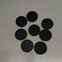 Non Slip Furniture Pads - 2" Anti Skid Caster Cups, 12PCS Round Furniture Coasters for Hardwood Floors, Anti Slide Furniture Cup Bed Couch Floor Protectors,Furniture Stoppers to Prevent Sliding(Black)