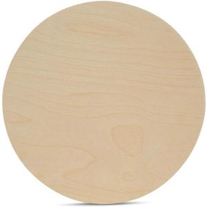 Wood Circles 16 inch, 1/4 Inch Thick, Birch Plywood Discs, Pack of 1 Unfinished Wood Circles for Crafts, Wood Rounds by Woodpeckers