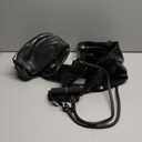 Trideer Ball Chair - Yoga Ball with Base & Bands for Home Gym Workout (L(23-26ines/58-65cm), Black)