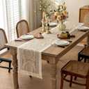 Table Runners 72 Inches Long Waterproof Boho Table Runner with Tassel Fringe,Table Runner for Party Coffee Table