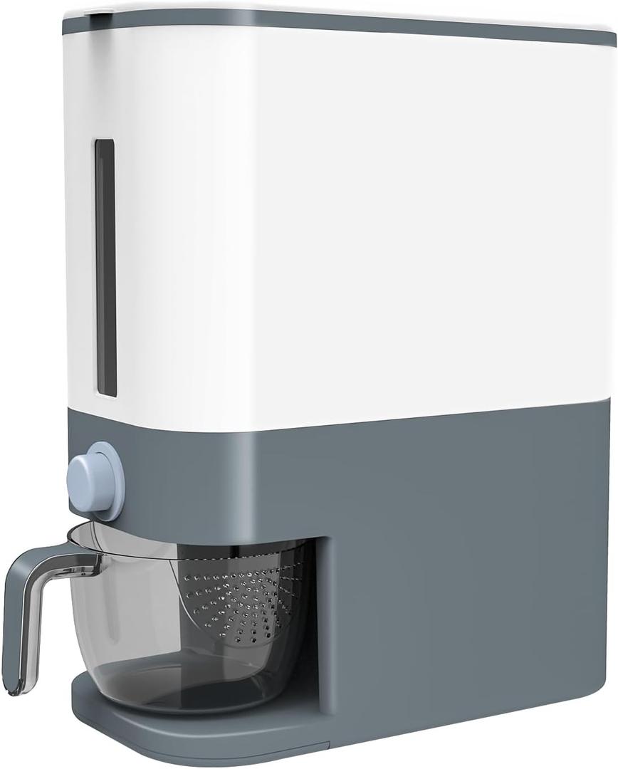 YENXIKU 25 Lbs Cereal & Rice Dispenser - Airtight Countertop Storage Container for Kitchen & Pantry, Dispensador de Arroz