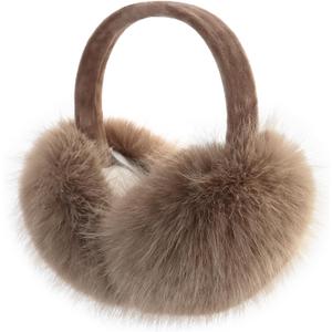 Winter Women Earmuffs Furry Faux Fur Ear Muffs Fluffy Comfy Ear Warmer Girls Foldable Velvet Plush Ear Covers