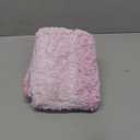 OLANLY Luxury Toilet Rugs U-Shaped 24x20, Extra Soft and Absorbent Microfiber Bathroom Rugs, Non-Slip Plush Shaggy Bath Mat, Machine Wash Dry, Contour Bathroom Mats for Toilet Base, Pinkish-Purple