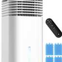 FANCOLE Windowless Portable Air Conditioners with 4Modes & 3Speeds, 15H Timer for Smart Auto-off, 2Gal Tank for 20H Cooling, Evaporative Air Cooler 17 FT Remote, 120 Swing Swamp Cooler No Hose Needed