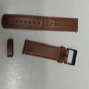 Ritche Christmas Gift Quick Release Leather Watch Band Leather Watch Strap 18mm 19mm 20mm 21mm 22mm 23mm or 24mm for Men and Women, White Elephant Gifts, Stocking Stuffers For Men