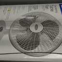Lasko 16" Oscillating Portable Performance Table Fan for Home with 3 Speeds, Tilt-Back Fan Head, Carry Handle, White, 2506