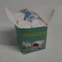Cat Litter Box Liners-60 Count, Drawstring Cat Litter Waste Receptacles Bags for LELO ELVES LMSP-10-18" x 18" (White)