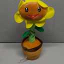 Easfan Singing Dancing Sunflower Talking Toy Electric Musical Plush Repeat What You Say Funny Speaking Interactive Toy Birthday for Kids, 14"