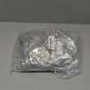 Yookat 40Pcs Mini Christmas Trees Artificial Mini Pine Trees with Wood Base Sisal Trees Bottle Brush Trees Assorted Color for Christmas Decoration Winter Ornaments (Silver)