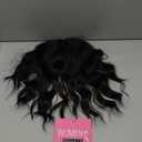 Hair Toppers for Women With Thinning Hair 10 Inch, 360° 3D Synthetic Lightweight & Breathable Short Wavy With 6.5"x6.5" Base, Quick Styling for Daily Wear, Natural Black