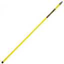 Structron 60241 SS60 Fiberglass Handle with Metal Threaded Tip, 1" x 60" Straight, Yellow