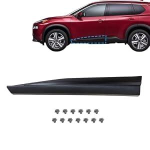 SecosAutoparts Front Left Side Lower Door Molding Trim Compatible with Nissan Rogue 2021 2022 2023 Replace# 80871-6RR0A 808716RR0A Lower Door Decorative Protective Panel