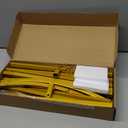 Wokceer Wedding Arch Backdrop Stand 7.2FT, 6FT Gold Metal Arch Stand Set of 2 for Birthday Party Wedding Ceremony Baby Shower Graduation Decoration