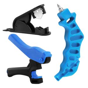 3PCS Drip Irrigation Tubing Hole Punch Cutter Tool Set, 2-in-One Drip Irrigation Hole Punch Drip Tube Hole Punch Fitting Insertion Tool Irrigation Sprinkler Hose Cutter For PE Pipe 16 20mm