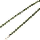 PATIKIL 47" Acrylic Chain Purse Strap Replacement Luxury Handbag Strap Dark Green/White