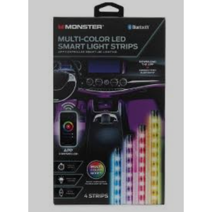 MONSTER 4 PC LED LIGHT STRIPS